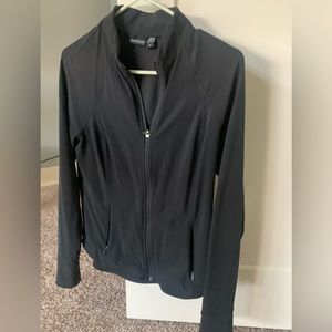 Athleta black salutation jacket M.